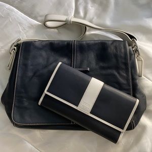 Coach Handbag with Matching Wallet
